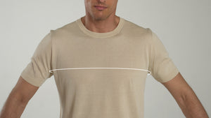 video foto tutorial presa misure torace maglia t shirt preziosa pregiata su misura filatori made in italy 1920 x 1080