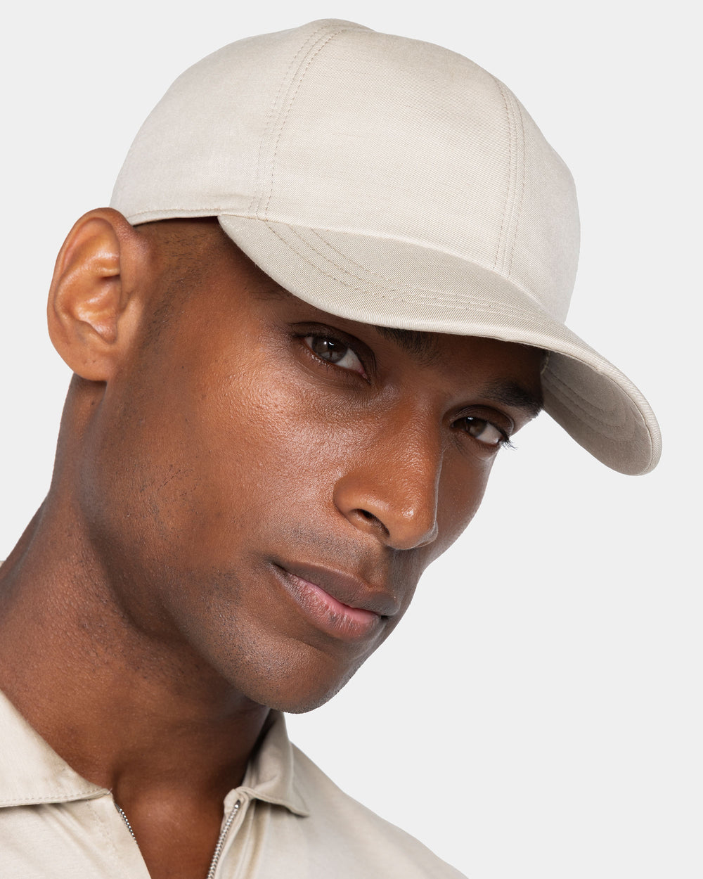 Sand Baseball Cap in Linen Silk | Filatori Sand Baseball Cap in Linen Silk | Filatori