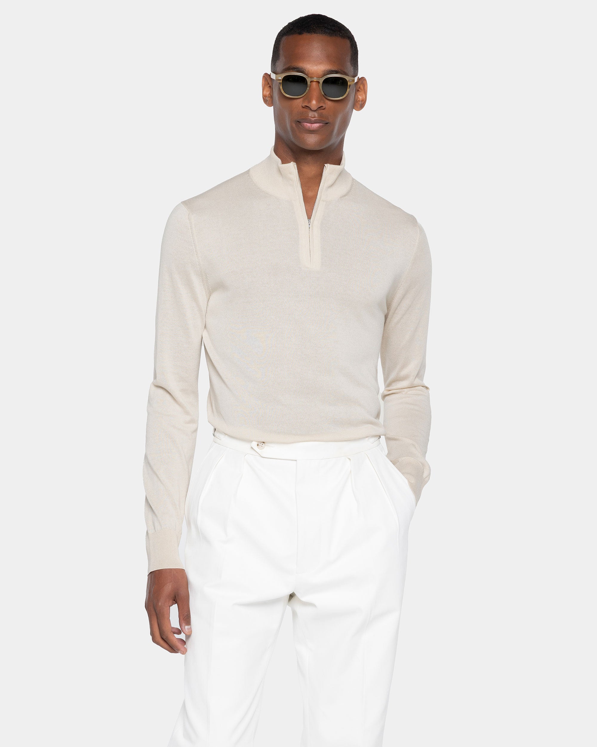 Highneck Zip Knit – Filatori