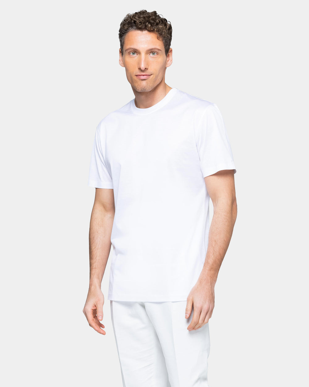 T shirt bianca corta sales